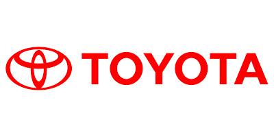Toyota logo featured on professional car wrap and fleet branding by TorontoCarWrap.com in Toronto