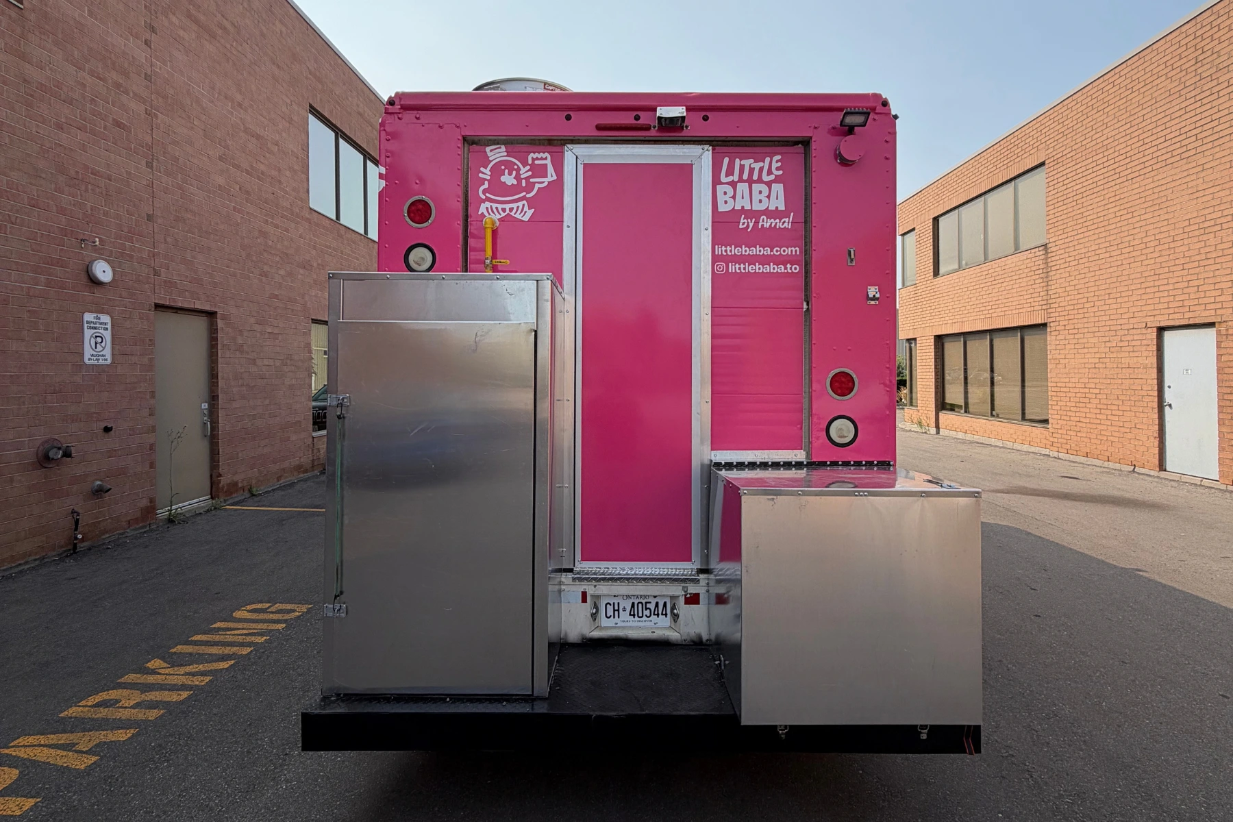 Little Baba’s Food Truck Back View